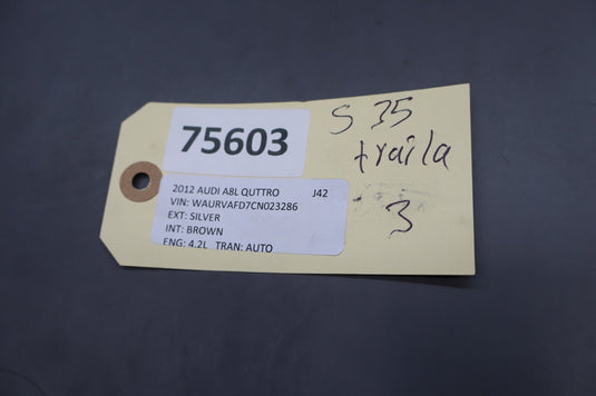 11-18 Audi A8 A8L Quattro Front Left Driver Side Interior Door Trim Panel Oem