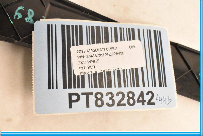 Load image into Gallery viewer, 2014-2019 MASERATI GHIBLI SQ4 FRONT DASH LEFT DRIVER SIDE COVER TRIM PANEL OEM
