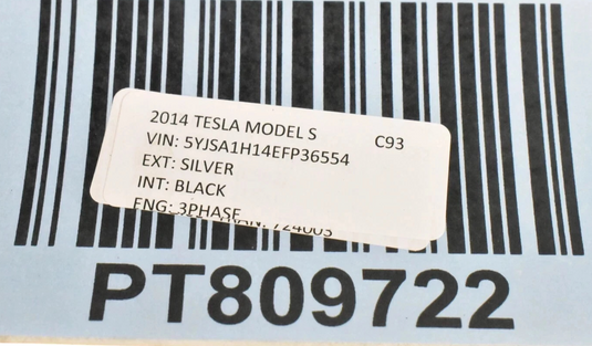 12-19 Tesla Model S Front Left Driver Side Frunk Storage Compartment Carpet Oem