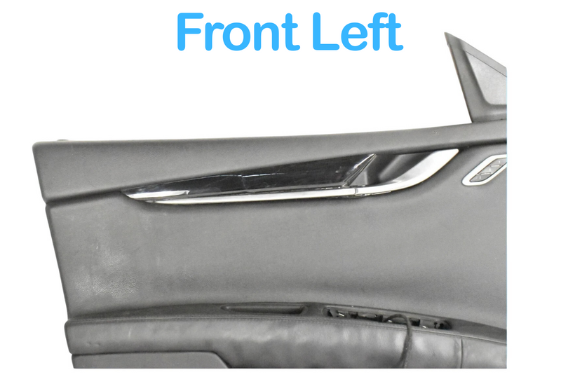 Load image into Gallery viewer, 14-19 Maserati Ghibli S Front Left Side Interior Door Panel 105804212C OEM
