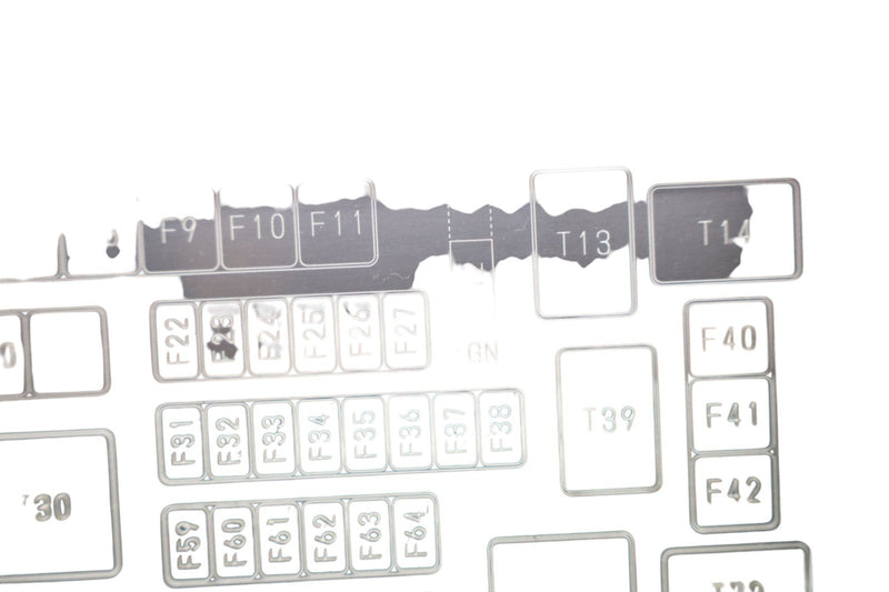 Load image into Gallery viewer, 14-17 Maserati Ghibli Rear Trunk Fuse Box Lid Cover Black 7271381830 Oem

