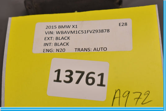 13-15 BMW E84 X1 Rear Right Passenger Side Tow Hook Bracket Cover Oem