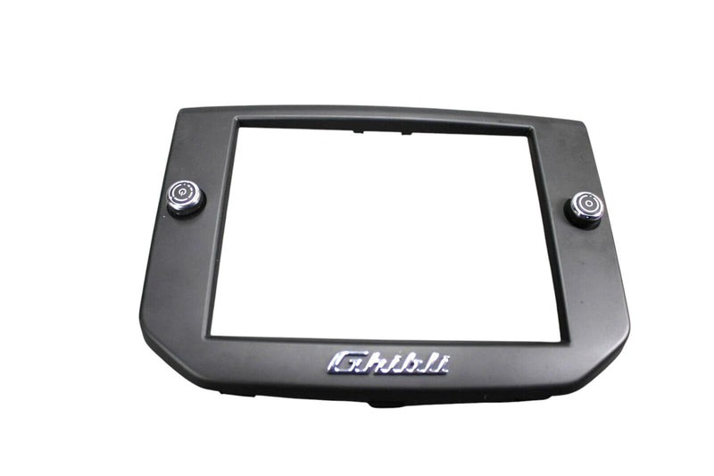 Load image into Gallery viewer, 14-17 Maserati Ghibli Front Center Dash Navigation Display Frame Trim Cover OEM
