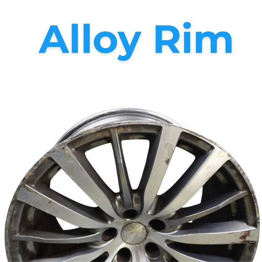 14-21 Maserati Ghibli 19" 15 Spoke Rear Alloy Wheel Rim 10Jx19H2 70016856 Oem