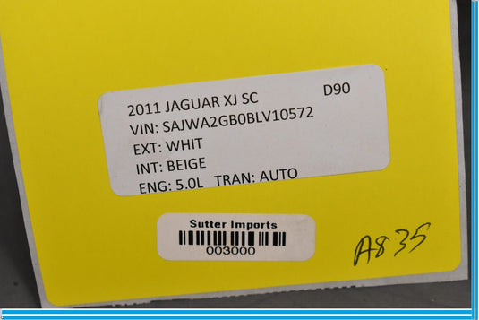 10-15 Jaguar XJ XJL X351 Front Right Passenger Dashboard End Cap Cover Trim Oem