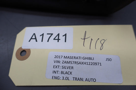 14-20 Maserati Ghibli M157 Left Driver Side B Pillar Upper Cover Trim Panel Oem