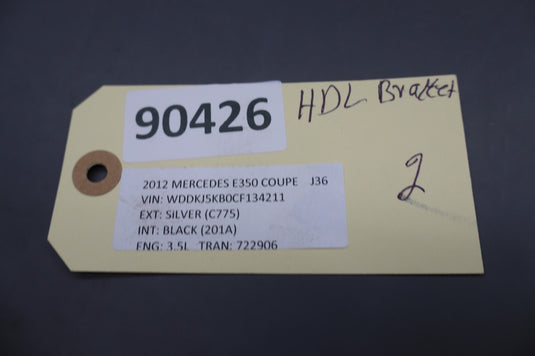 06-16 Mercedes W212 E350 C300 Front Right Headlight Head Light Bracket Frame Oem