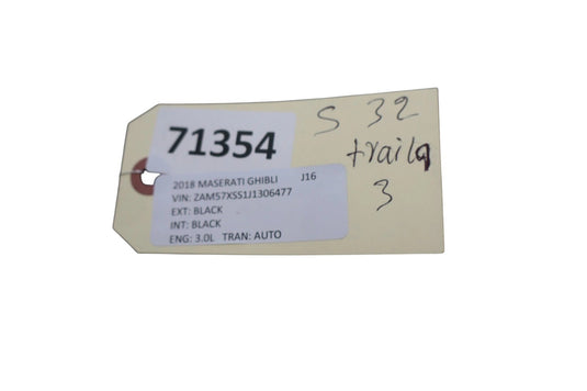 14-22 Maserati Ghibli M157 Front Right Side Interior Door Panel 105804313C Oem