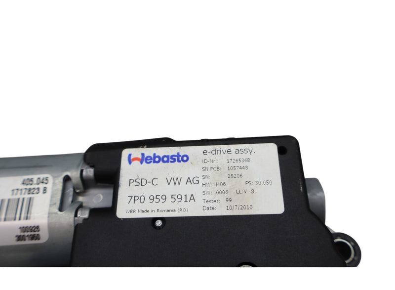 Load image into Gallery viewer, 11-18 Porsche Cayenne 958 Rear Roof Sun Shade Screen Roller Blind Motor Oem
