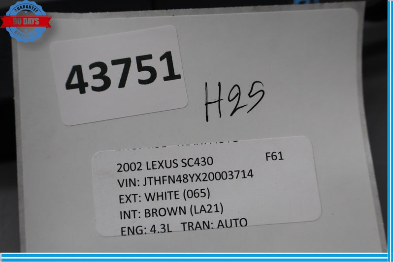Load image into Gallery viewer, 02-06 Lexus SC430 Front Left Driver Side Seat Belt Seatbelt Buckle Receiver Oem

