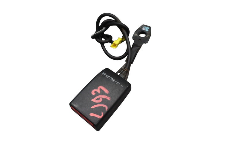 Load image into Gallery viewer, 03-09 Mercedes CLK55 AMG CLK350 W209 Front Left Side Seat Belt Buckle Black Oem
