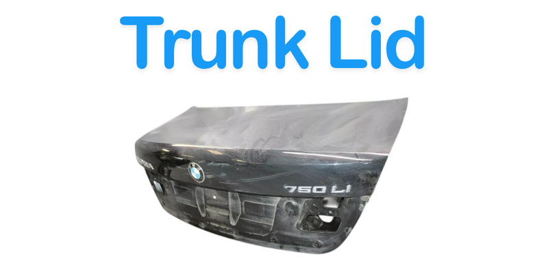 Load image into Gallery viewer, 09-15 BMW 750Li F01 F02 Rear Trunk Lid Shell Tail Gate Boot Cover Black Oem
