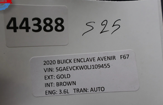 18-21 Buick Enclave Avenir Rear Right Passenger Side Door Trim Cover Panel Oem