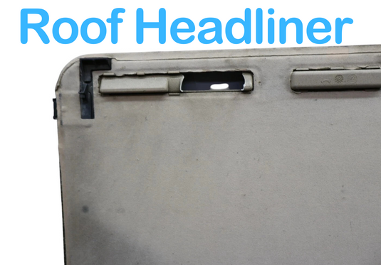 03-13 Maserati Quattroporte M139 Sun Roof Sunroof Headliner Sun Shade Cover Oem