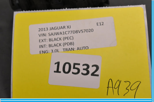 10-18 Jaguar XJ XJL Fuel Door Lid Lock Latch Actuator Motor Oem
