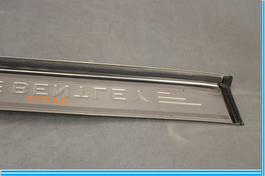 06-12 Bentley Continental Sedan Rear Right Sill Scuff Cover Step Plate Oem
