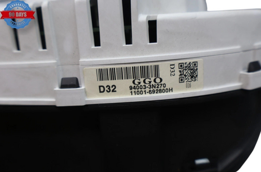 12-13 Hyundai Equus Speedometer Instrument Cluster Head Black 940033N270 Oem