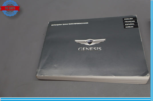 2015 Hyundai Genesis User Owner Manual Guide Book W/ Case Black Oem