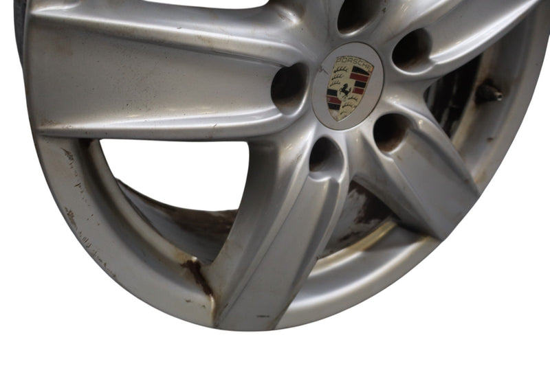 Load image into Gallery viewer, 11-18 Porsche Cayenne 958 18" 5 Spoke Alloy Wheel Rim 8Jx18 ET53 7P5601025D Oem
