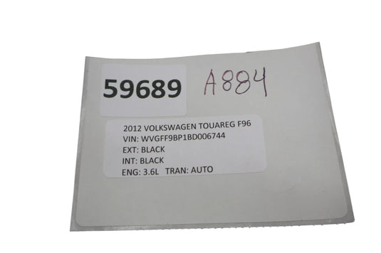 11-17 Volkswagen Touareg Rear Right Trunk Lift Cylinder Support Shock Strut OEM