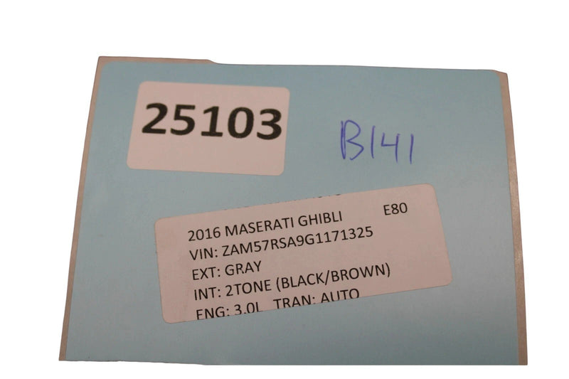 Load image into Gallery viewer, 14-17 Maserati Ghibli Center Dash Display Frame Air Vent Grille Trim Bezel OEM
