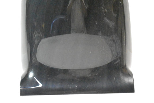 16-20 Tesla Model X Front Left / Right 1st Row Seat Back Cover Shell Black OEM