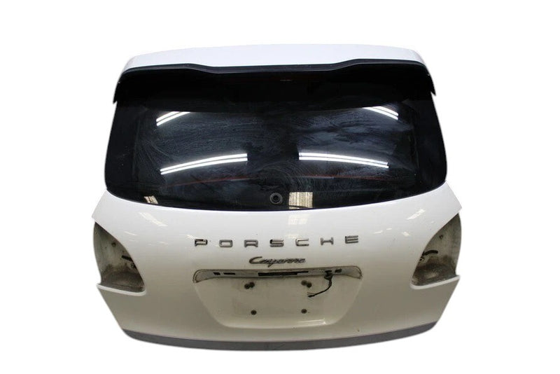 Load image into Gallery viewer, 11-14 Porsche Cayenne 958S Trunk Lid Liftgate Tailgate Hatch Shell White OEM
