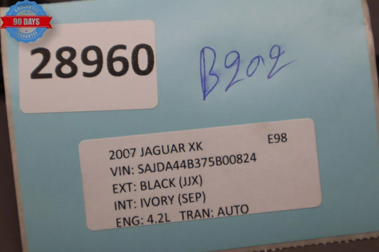 07-09 Jaguar XK XKR Gear Shifter Trim Wood Center Console 9W83045K1AC Oem