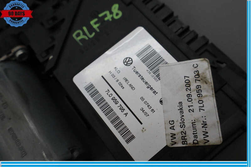 Load image into Gallery viewer, 03-10 Porsche Cayenne Rear Left Driver Side Door Window Regulator Motor Oem
