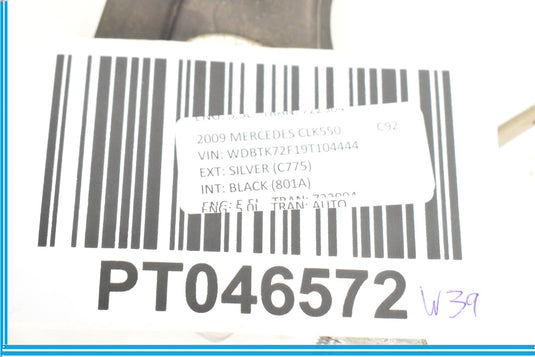 03-09 Mercedes W209 CLK320 CLK55 AMG Front Left Side Door Window Regulator