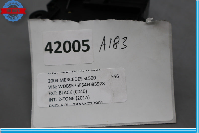 Load image into Gallery viewer, 03-08 Mercedes R230 SL500 Right Side Seat Switch Control Module Oem
