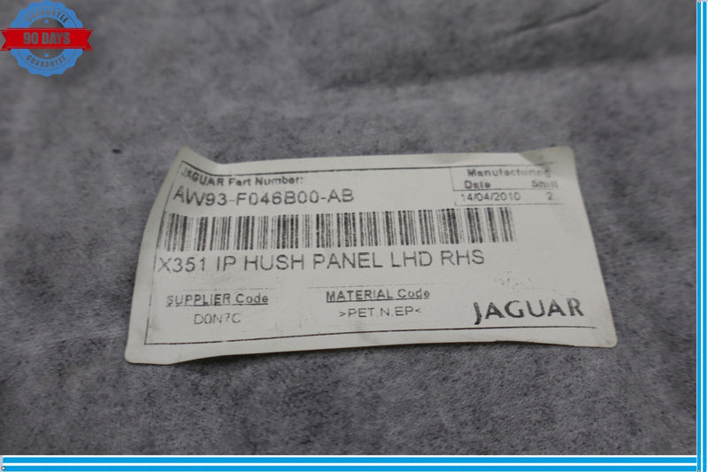 Load image into Gallery viewer, 10-15 Jaguar X351 XJ XJL Front Right Passenger Under Dash Cover Panel Oem
