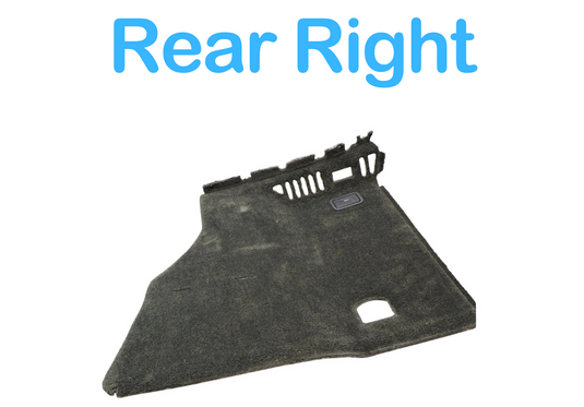 06-12 Bentley Continental Rear Right Passenger Side Trunk Panel Cover Trim Oem