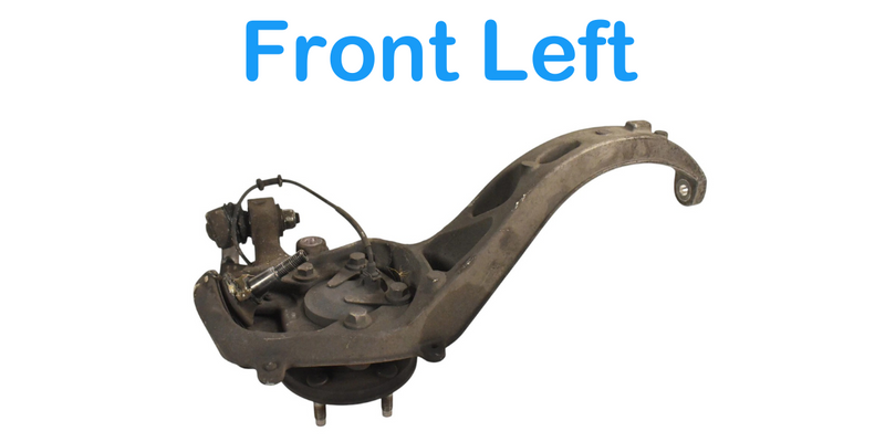 Load image into Gallery viewer, 09-15 Jaguar XF XK XKR Front Left Driver Side Spindle Knuckle 8W833K186AB Oem

