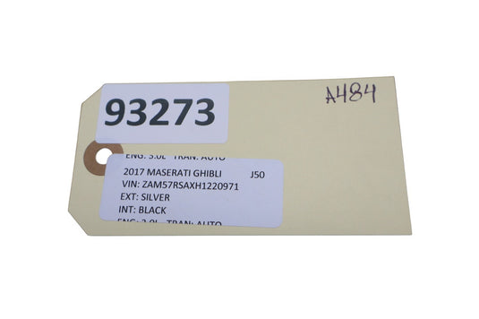 14-21 Maserati Ghibli Rear Left Side Seat Belt Buckle Black 6700125140 Oem