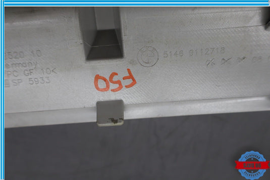 09-15 BMW 750Li xDrive Trunk Parcel Deck Shelf Vent Grille Panel Trim Cover Oem