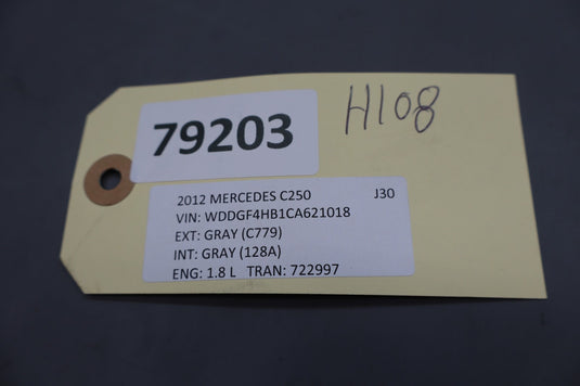 06-16 Mercedes W204 C250 E350 Center Console Gear Shift Knob W/ Boot Cover Oem