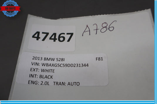 11-16 BMW 528i 535i 550i F10 Front Steering Wheel Adjustment Control Switch Oem