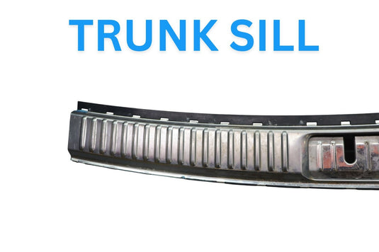 11-17 Volkswagen Touareg Trunk Sill Scuff Plate Panel Trim Cover 7P0863459E Oem