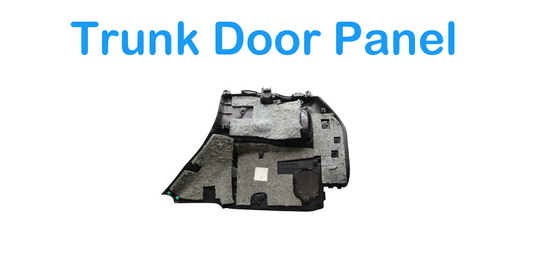14-17 Fiat 500L Rear Left Driver Side Trunk Door Inner Quarter Panel Black OEM