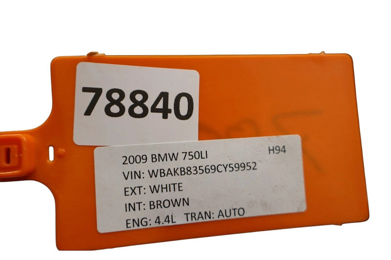 Load image into Gallery viewer, 09-12 BMW 750i 750Li Rear Lower Bumper Cover Assembly Trim Panel White OEM
