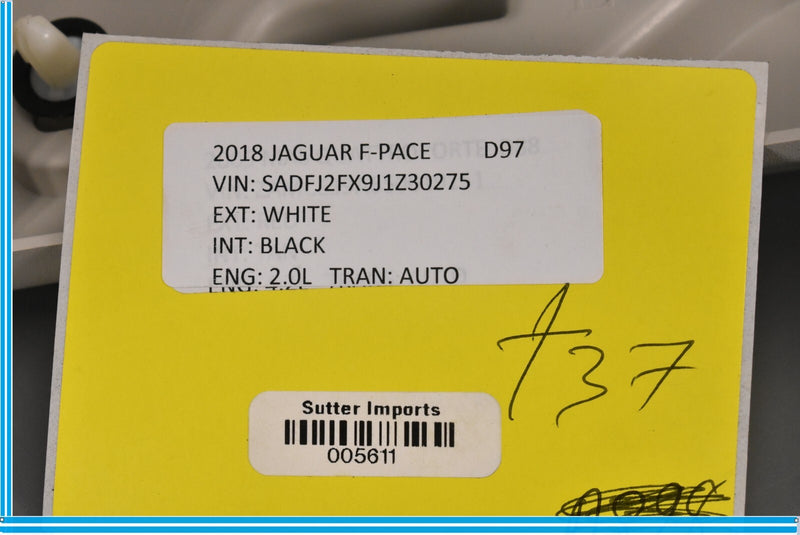 Load image into Gallery viewer, 2018-2020 Jaguar E-Pace Rear Left C Pillar Upper Trim Panel Jet Oem
