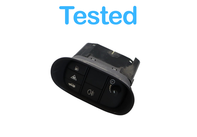 Load image into Gallery viewer, 07-09 Jaguar XK XKR Dash Headlight Fuel Trunk Door Release Switch Black Oem
