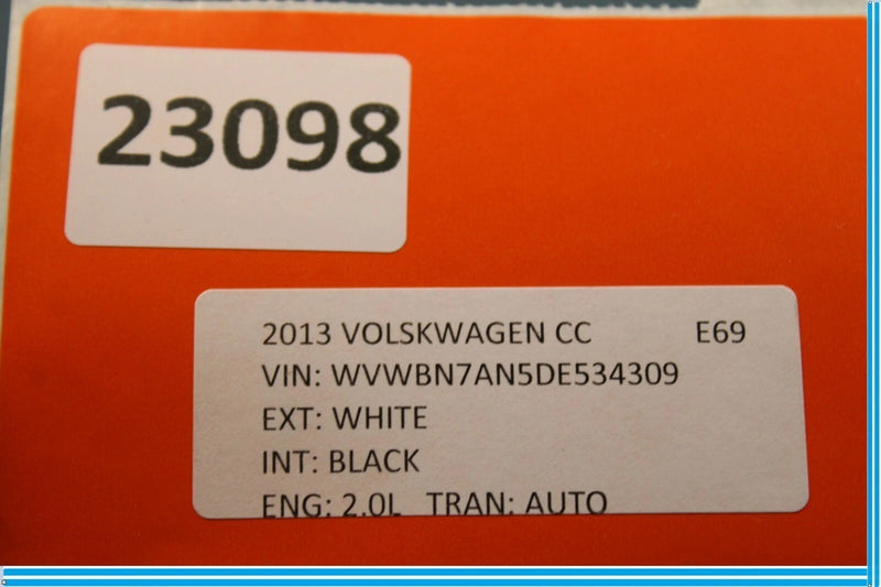 Load image into Gallery viewer, 12-17 Volkswagen VW CC Rear Left Driver Side Upper Seat Cushion 3C8885805MG OEM
