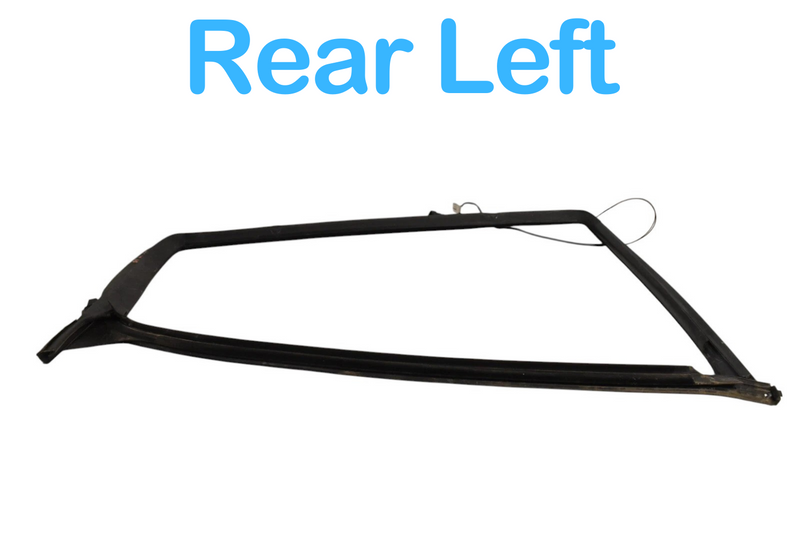 Load image into Gallery viewer, 03-13 Maserati Quattroporte Rear Left Driver Side Window Weather Strip Seal Oem
