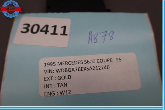 92-99 Mercedes W140 S600 S500 Coupe Antenna Amp Amplifier Module Oem
