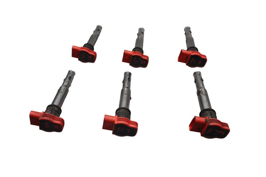 05-19 Audi A4 A5 A6 Quattro SQ5 Q5 Front Engine Ignition Coil Red 06E905115A Oem
