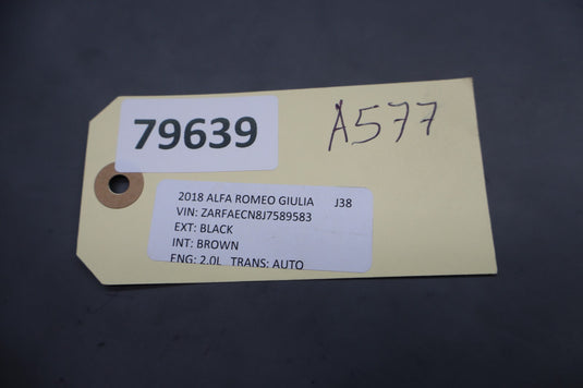 17-25 Alfa Romeo Giulia 952 Front Left Driver Side Seat Belt Seatbelt Buckle Oem