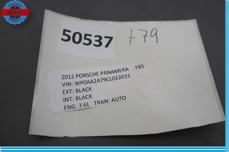 Load image into Gallery viewer, 10-13 Porsche Panamera Rear Bumper Center Reinforcement Bar Bracket Black Oem
