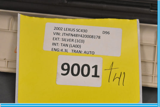 02-10 Lexus SC430 Front Right Passenger Side Door Scuff Sill Plate Molding Oem